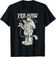 Garfield Cowboy Yee-Haw Vintage Retro Big Chest Portrait T-Shirt - T-Shirt | Black