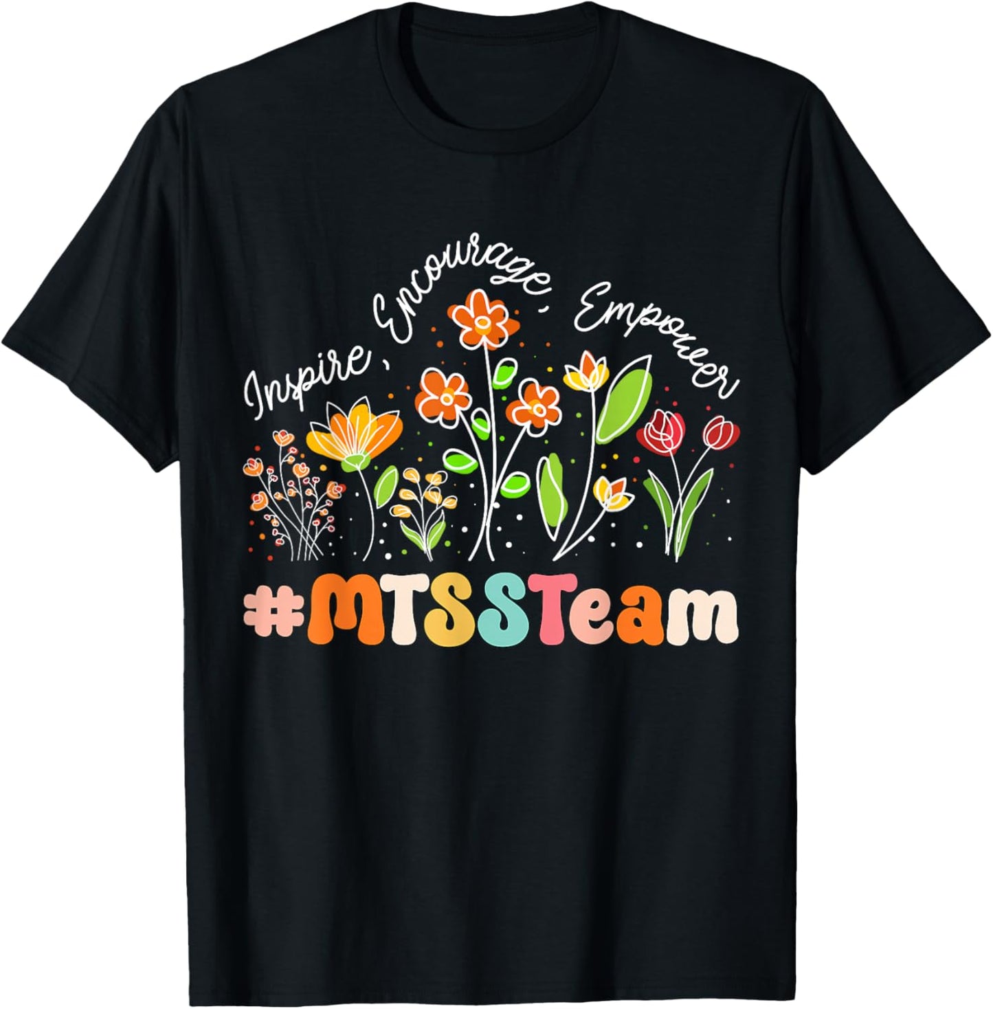 MTSS Team Appreciation Week Teacher Back to School T-Shirt - T-Shirt | Black