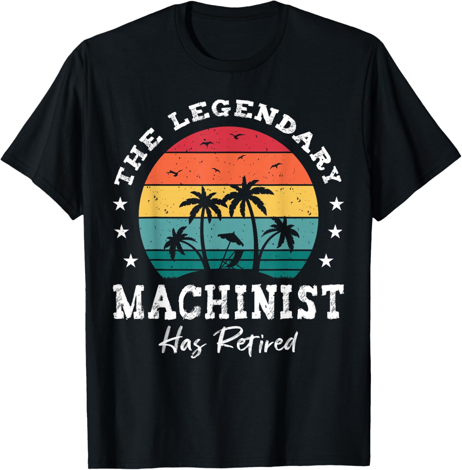 Legendary Retired Machinist T-Shirt - T-Shirt | Black