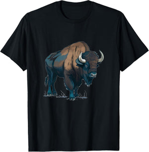 Buffalo bison animal costume for boys and girls T-Shirt - T-Shirt | Black