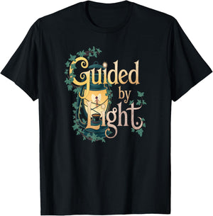 Guided By Light Lantern Fairy Nature T-Shirt - T-Shirt | Black