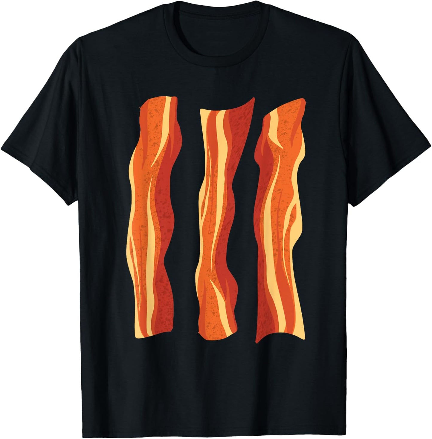 Cool Bacon Halloween Costume Eater | Funny Lazy DIY Gift T-Shirt - T-Shirt | Black
