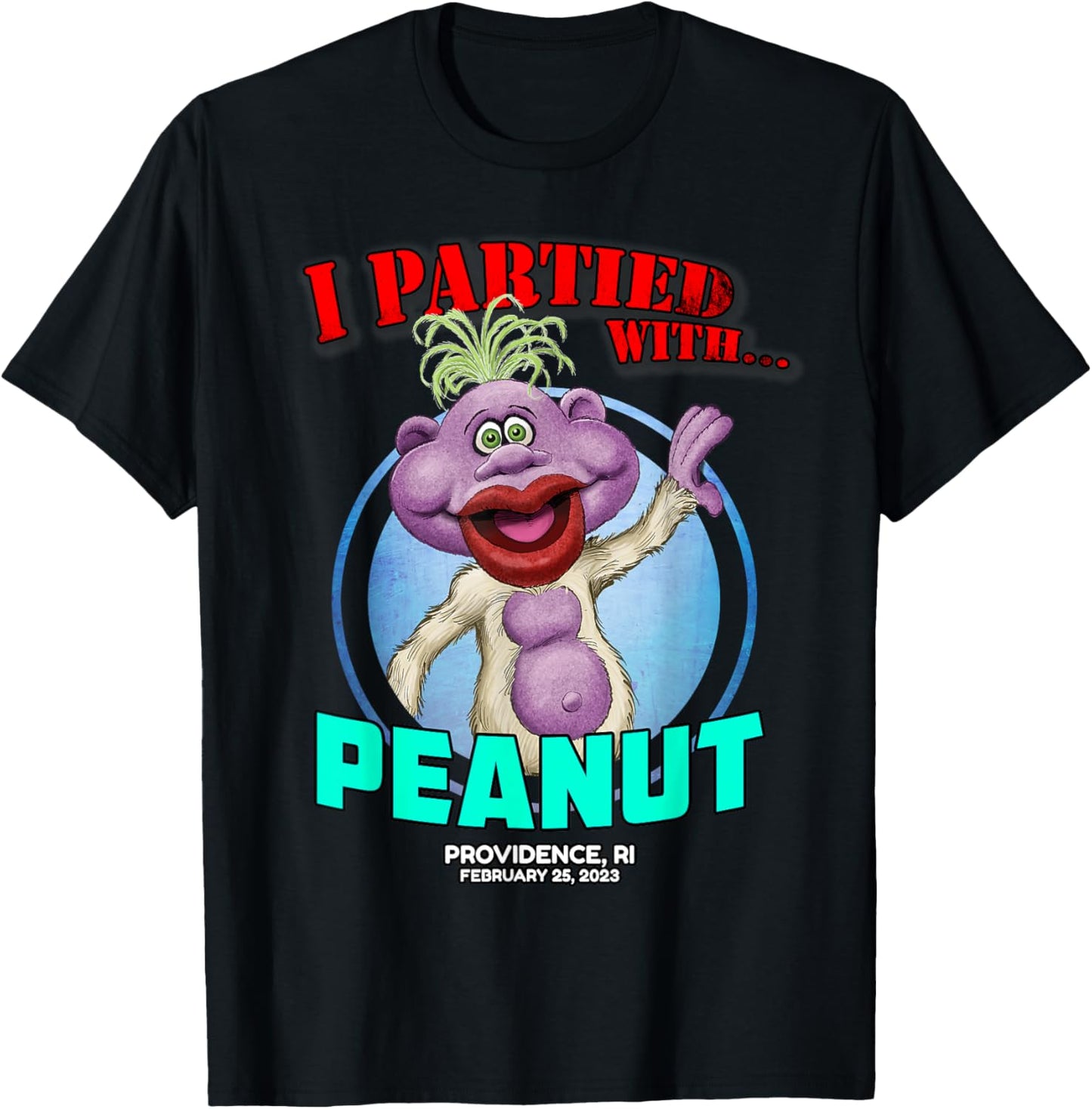 Peanut Providence, RI (2023) T-Shirt - T-Shirt | Black