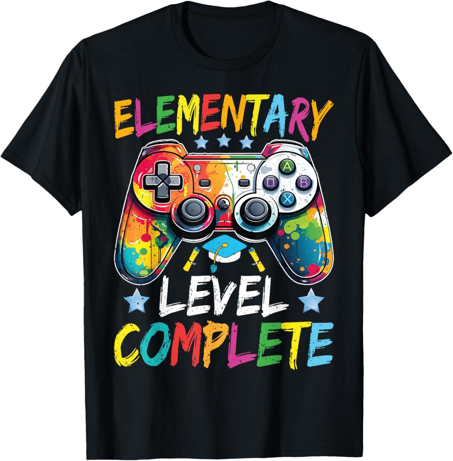 Elementary Level Complete Boys Graduation Last Day Of School T-Shirt - T-Shirt | Black