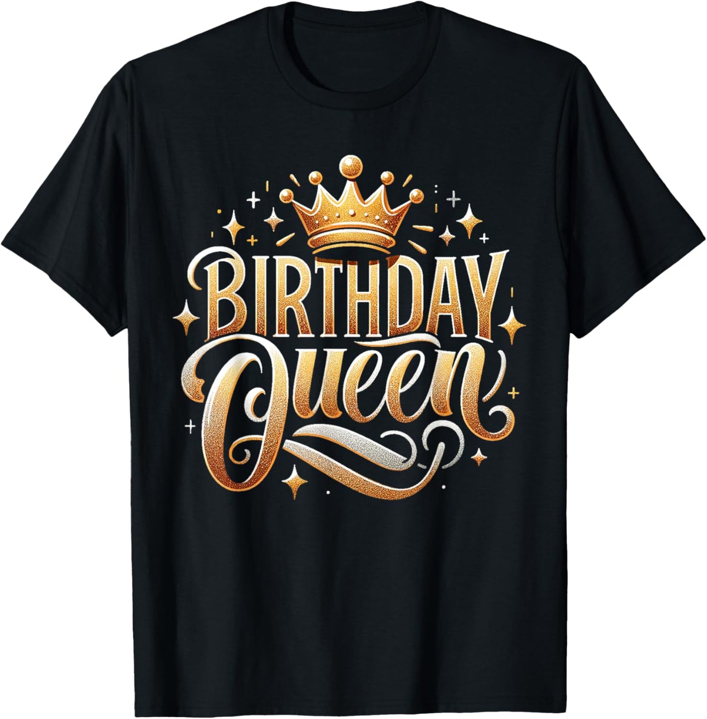 I'm the Birthday Queen Happy Birthday Girls Birthday T-Shirt - T-Shirt | Black