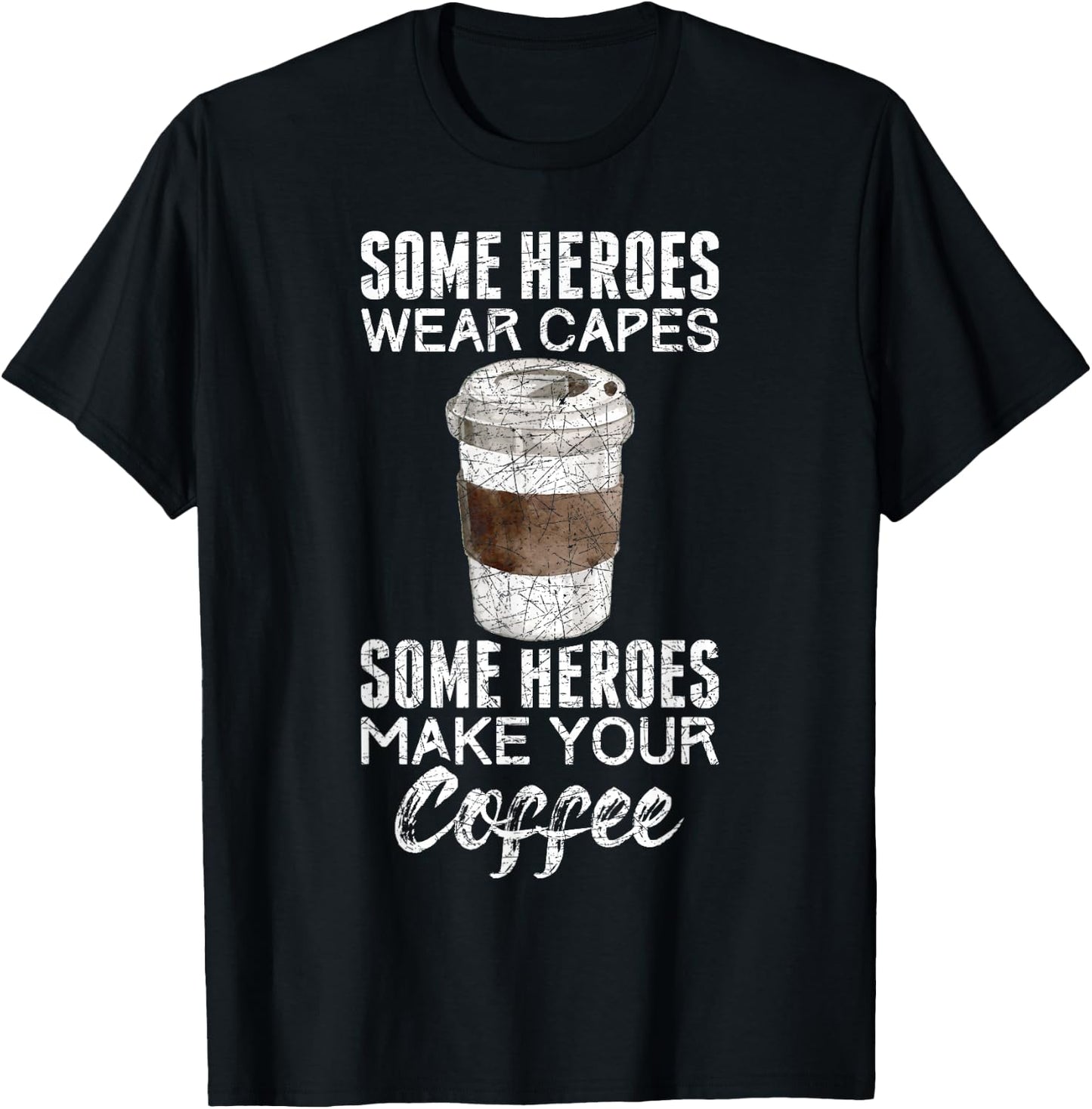 Funny Coffeemaker Coffee Lover Gift Barista T-Shirt - T-Shirt | Black