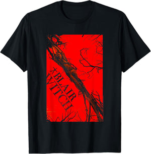 Blair Witch Project Branches with Red Block T-Shirt - T-Shirt | Black