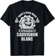 Funny Retro Vintage Today's Good Mood Sauvignon Blanc T-Shirt - T-Shirt | Black