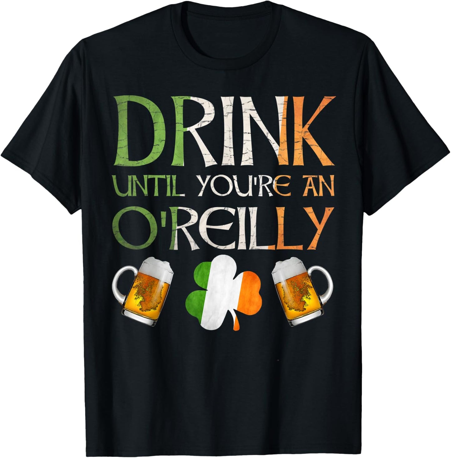 O'Reilly Family Name Gift Proud Irish From Ireland T-Shirt - T-Shirt | Black