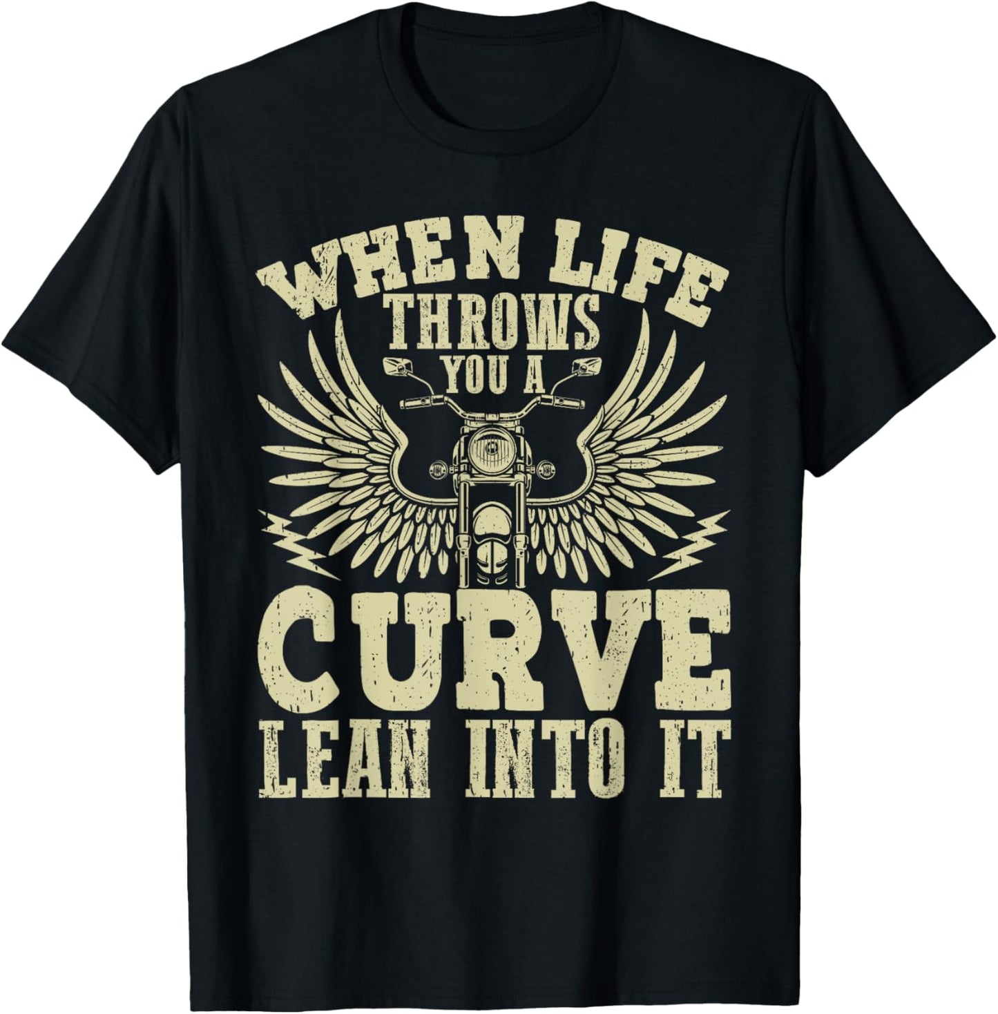 Funny Biker Shirt Motorcycle Motorbike Rider T-Shirt - T-Shirt | Black