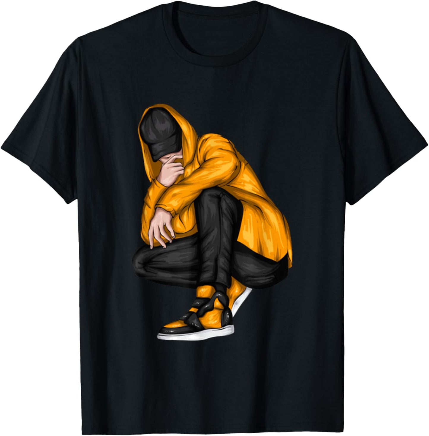 B-Boy Bboying Hip Hop Music Break Dance T-Shirt - T-Shirt | Black
