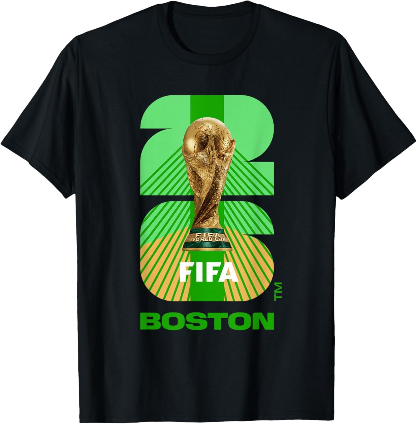 FIFA World CUP26 Boston Trophy Color T-Shirt - T-Shirt | Black