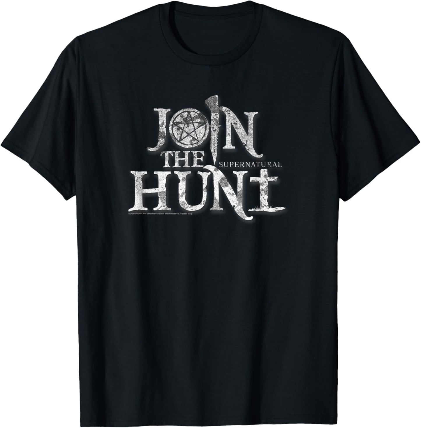 Supernatural Join The Hunt Iconic Font Logo T-Shirt - T-Shirt | Black