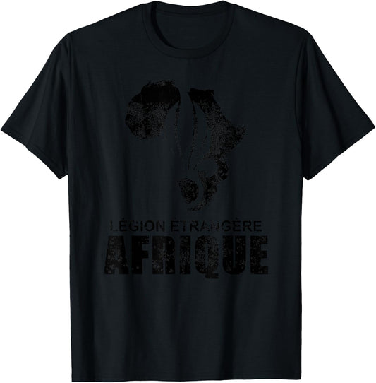 French Foreign Legion T shirt - Legion Etrangere Afrique T-Shirt - T-Shirt | Black