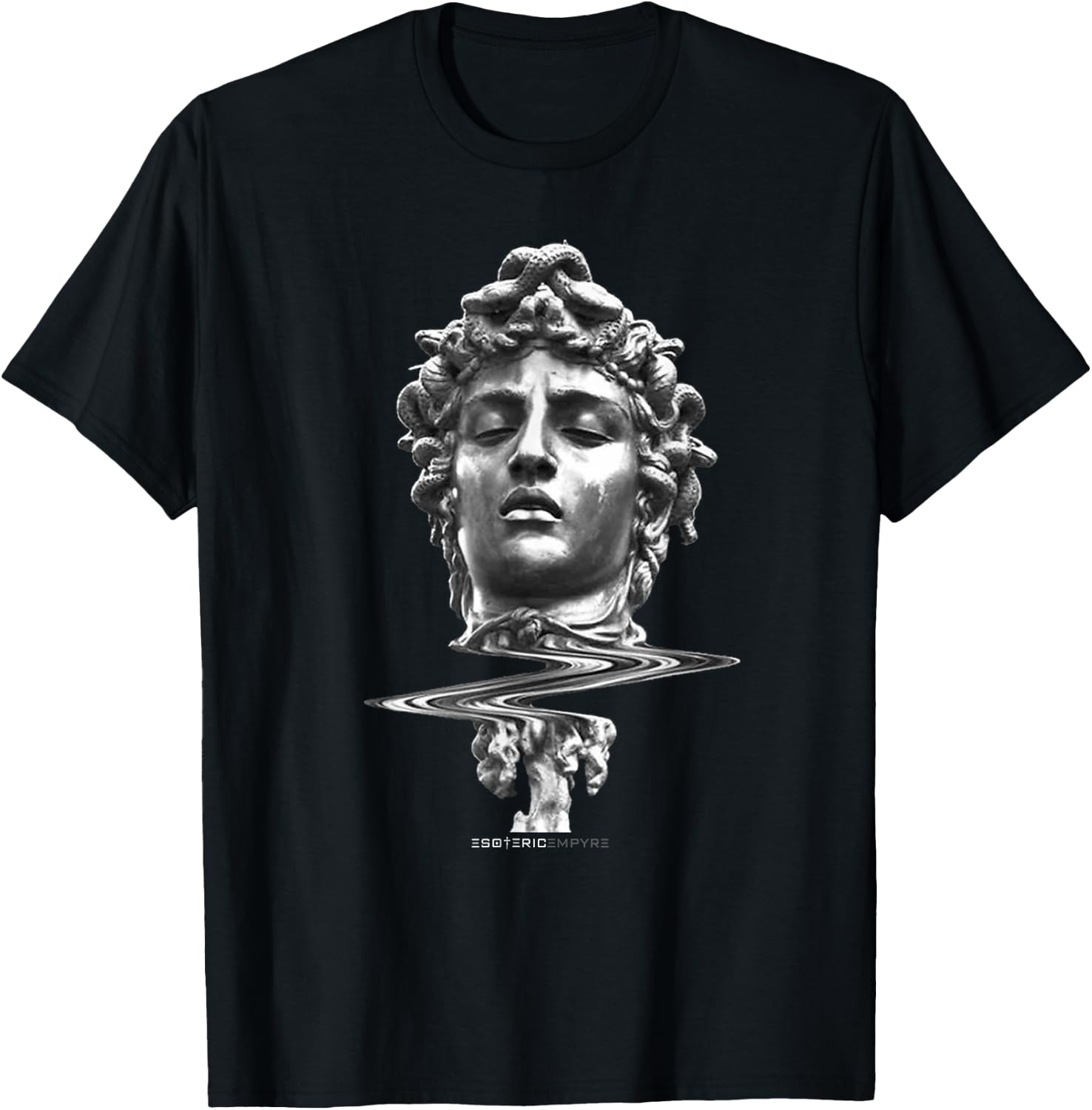 Esoteric Empyre Medusa Greek Mythology - Women's Adults Black Short Sleeve Classic Fit - Small T-Shirt - T-Shirt | Black