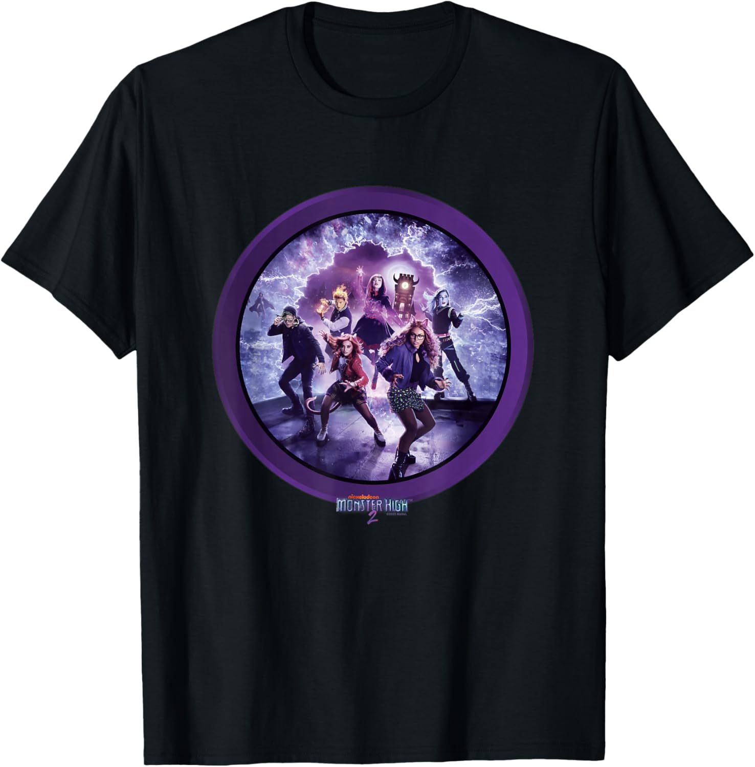 Monster High Film - MH Character Portal T-Shirt - T-Shirt | Black
