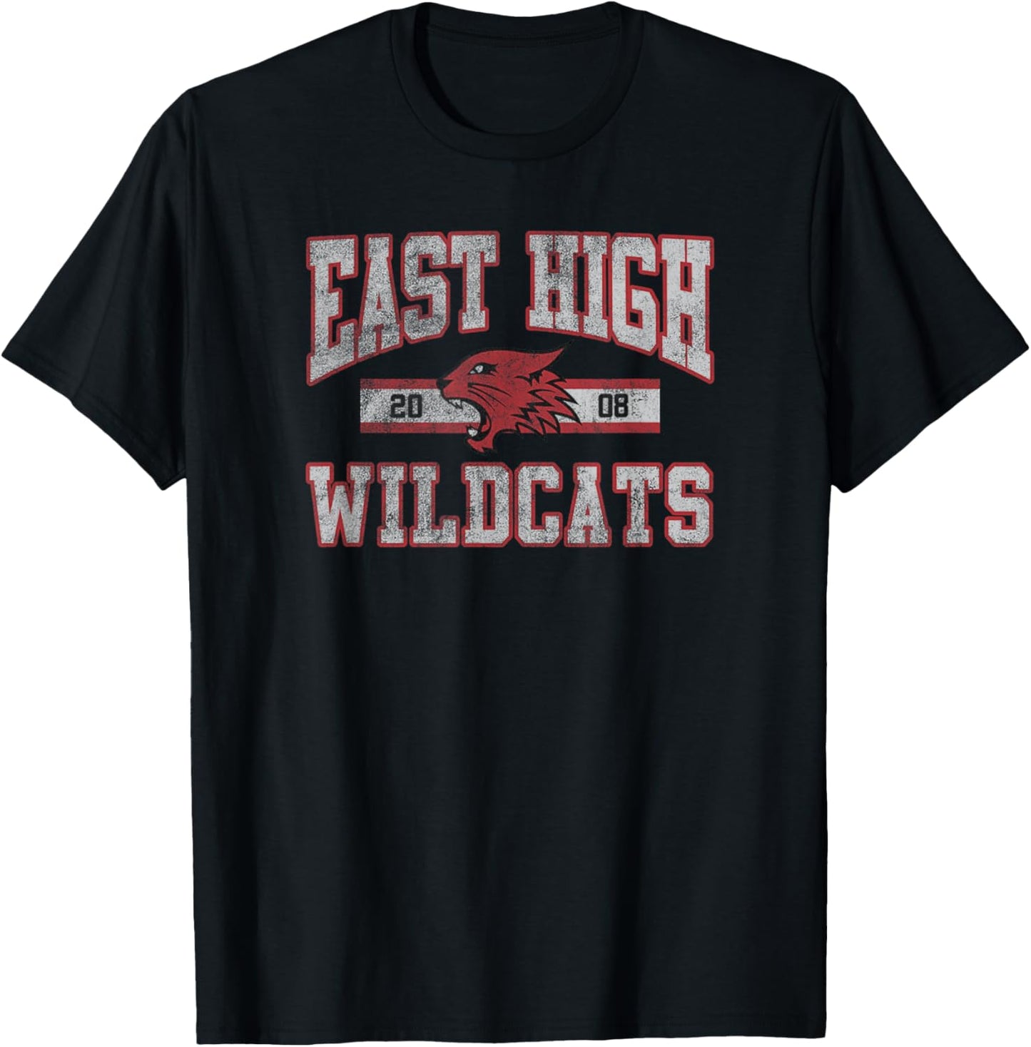 Disney High School Musical The Series East High Mascot Logo T-Shirt - T-Shirt | Black