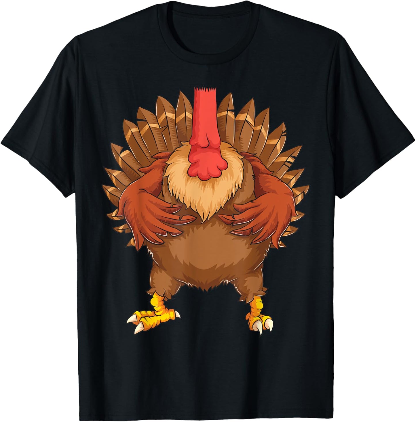 Cool Headless Turkey Halloween Costume | Funny Lazy DIY Gift T-Shirt - T-Shirt | Black