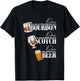 One Bourbon Funny One Scotch Alcohol Drink One Beer T-Shirt - T-Shirt | Black