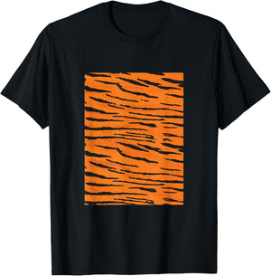 Tiger Print - Easy Costume Idea T-Shirt - T-Shirt | Black