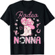 Rodeo Nonna Pink Boots Disco CowGirl Birthday T-Shirt - T-Shirt | Black
