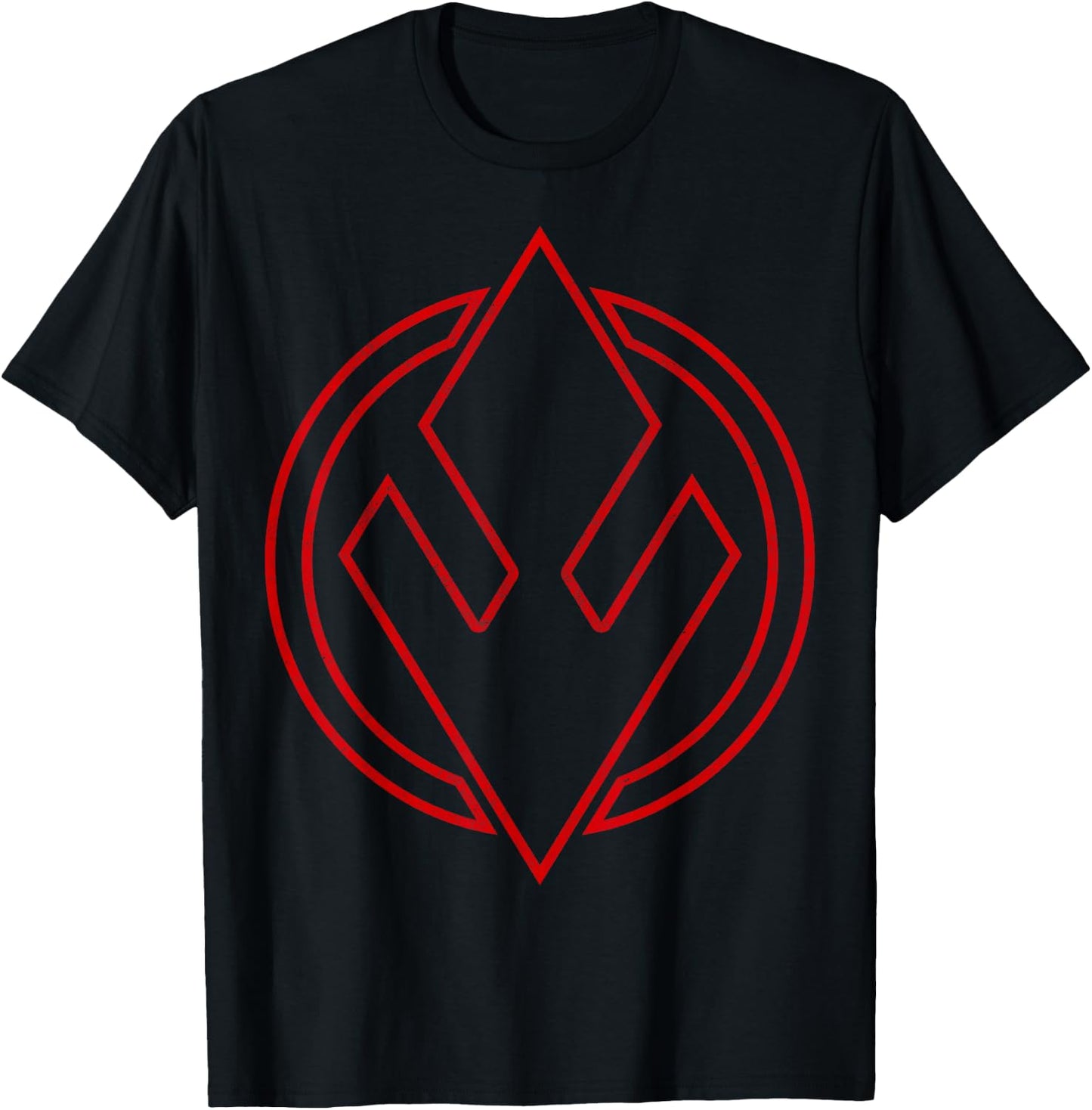 Star Wars The Rise of Skywalker Sith Trooper Symbol T-Shirt - T-Shirt | Black