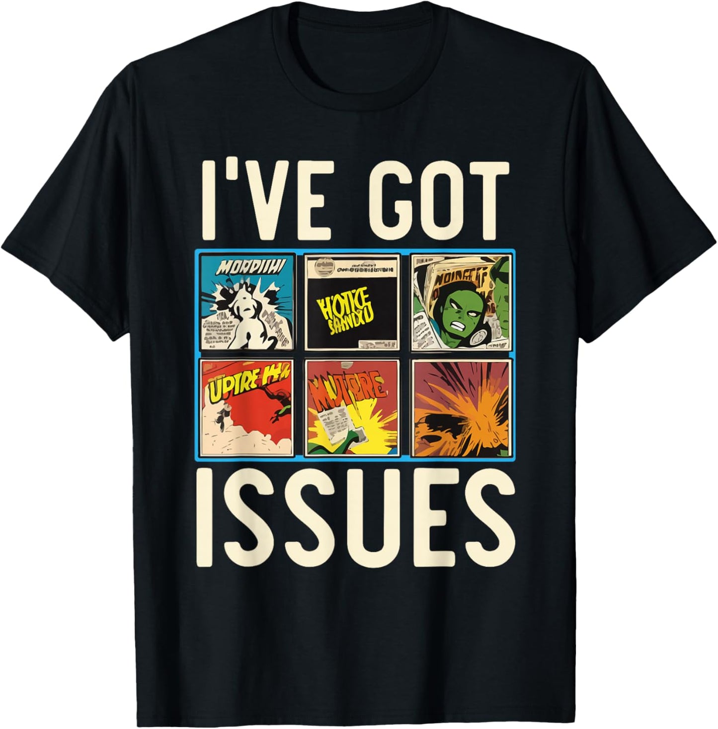 Comic Collector Comic Reader Reading Comic Books T-Shirt - T-Shirt | Black