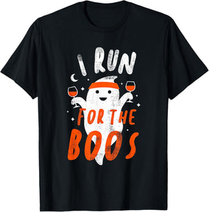 I Run For The Boos T-Shirt - T-Shirt | Black
