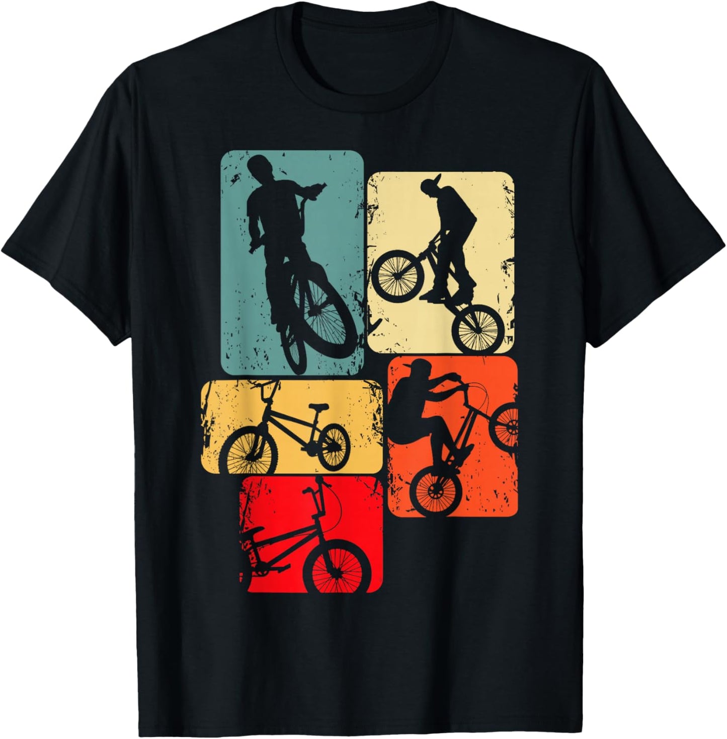 BMX & Freestyler für Kinder & Teenager, , Schwarz, Kurzarm, S (Kleinkind), Klassische Passform, Retro, Sport, Kinder, Weihnachten, Geburtstag T-Shirt - T-Shirt | Black