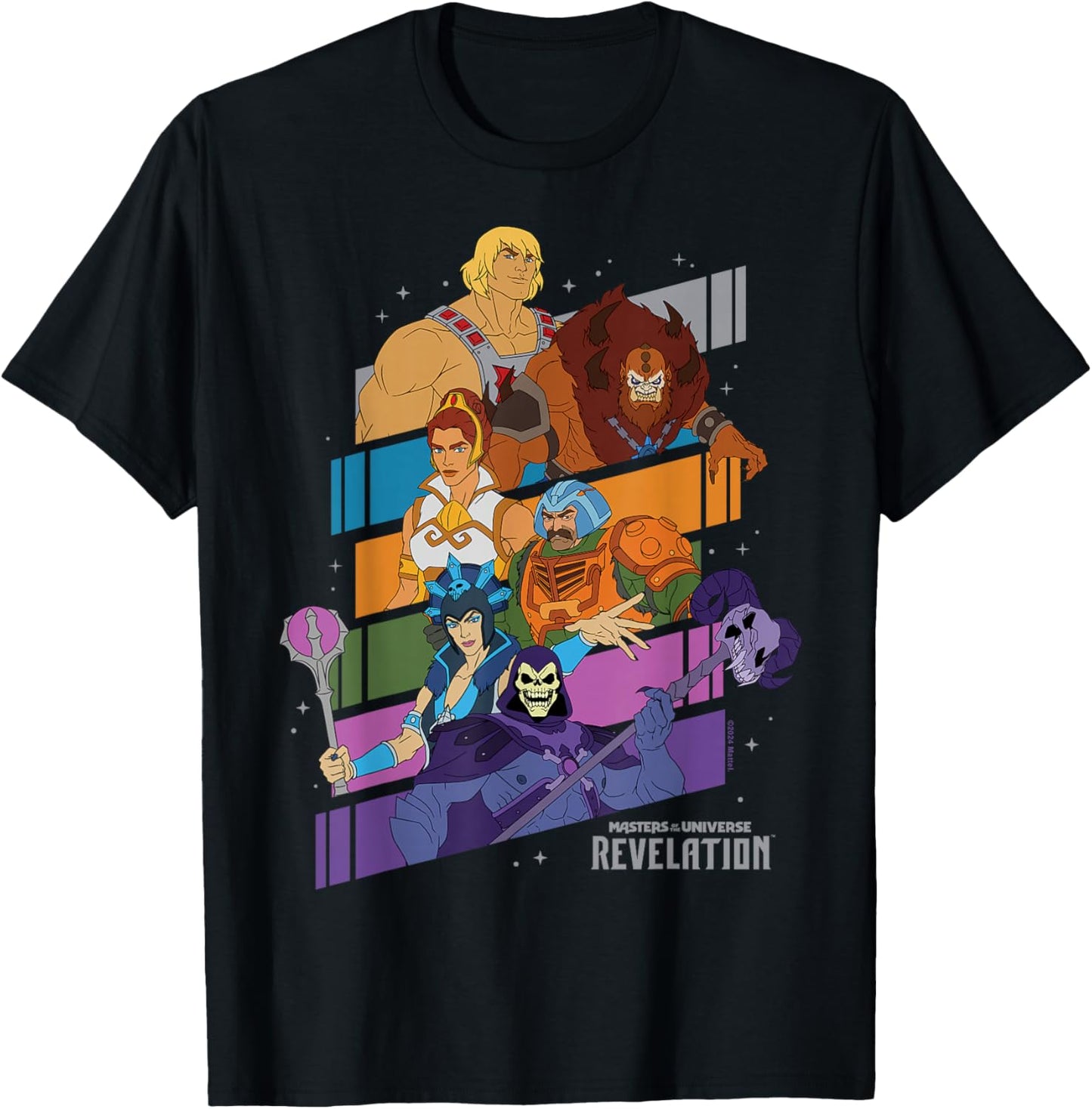 Motu - Masters of The Universe Revelation Group T-Shirt - T-Shirt | Black