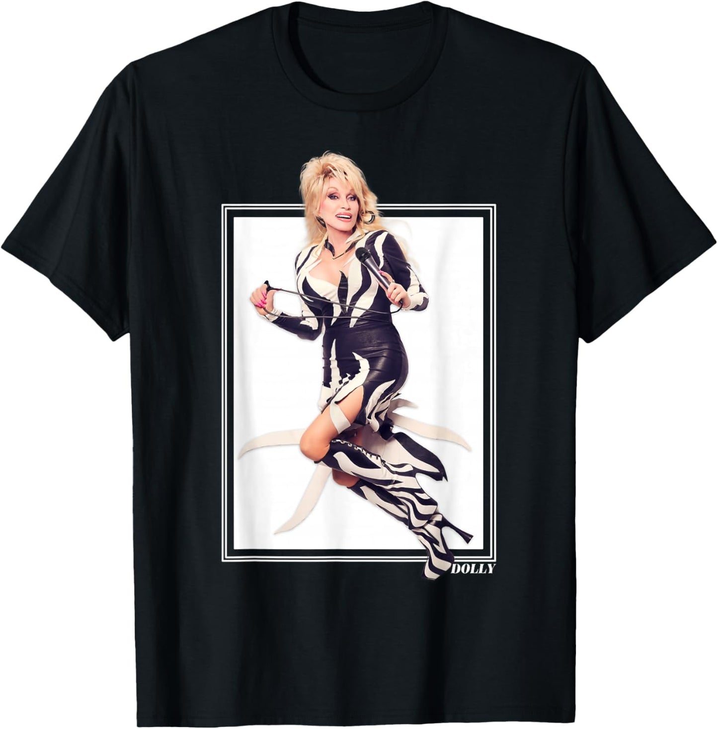 Dolly Parton Iconic Rockstar T-Shirt - T-Shirt | Black
