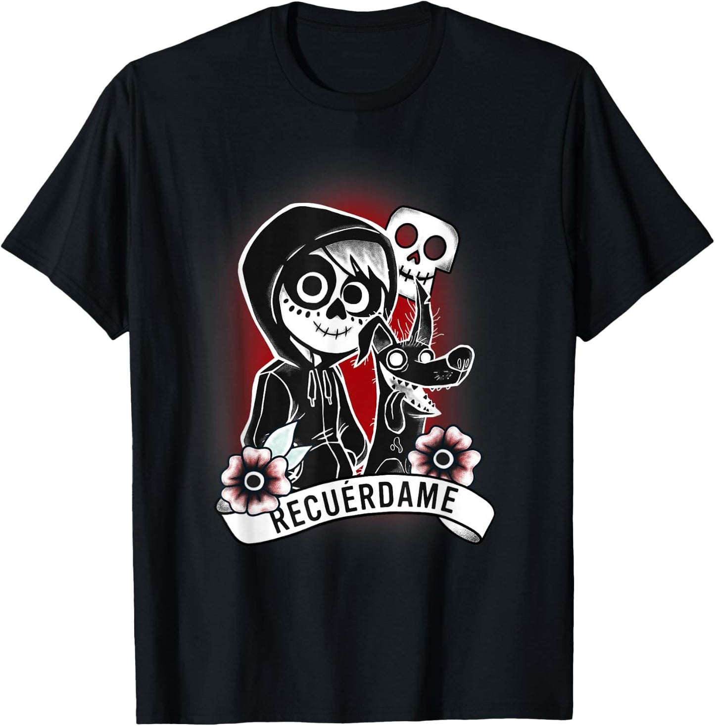 Disney Pixar Coco Miguel Recuerdame Portrait T-Shirt - T-Shirt | Black