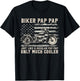 Biker Pap Pap Like A Normal Pap Pap Only Much Cooler T-Shirt - T-Shirt | Black
