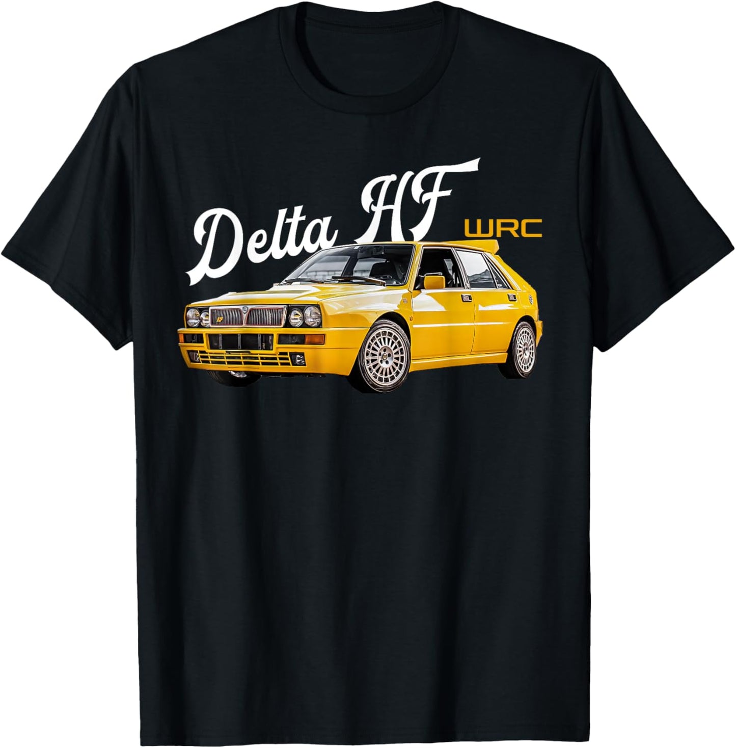 WRC Delta HF World Rally Sports Car T-Shirt - T-Shirt | Black