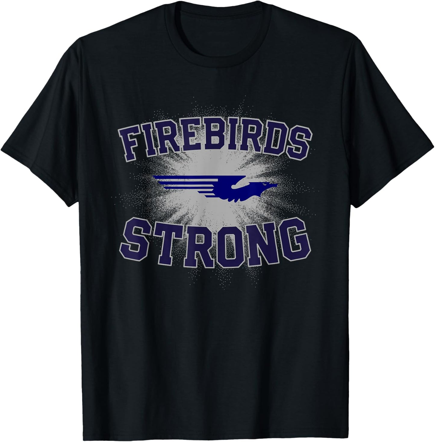 Kettering Fairmont Firebirds Logo Strong Flag HS T-Shirt - T-Shirt | Black