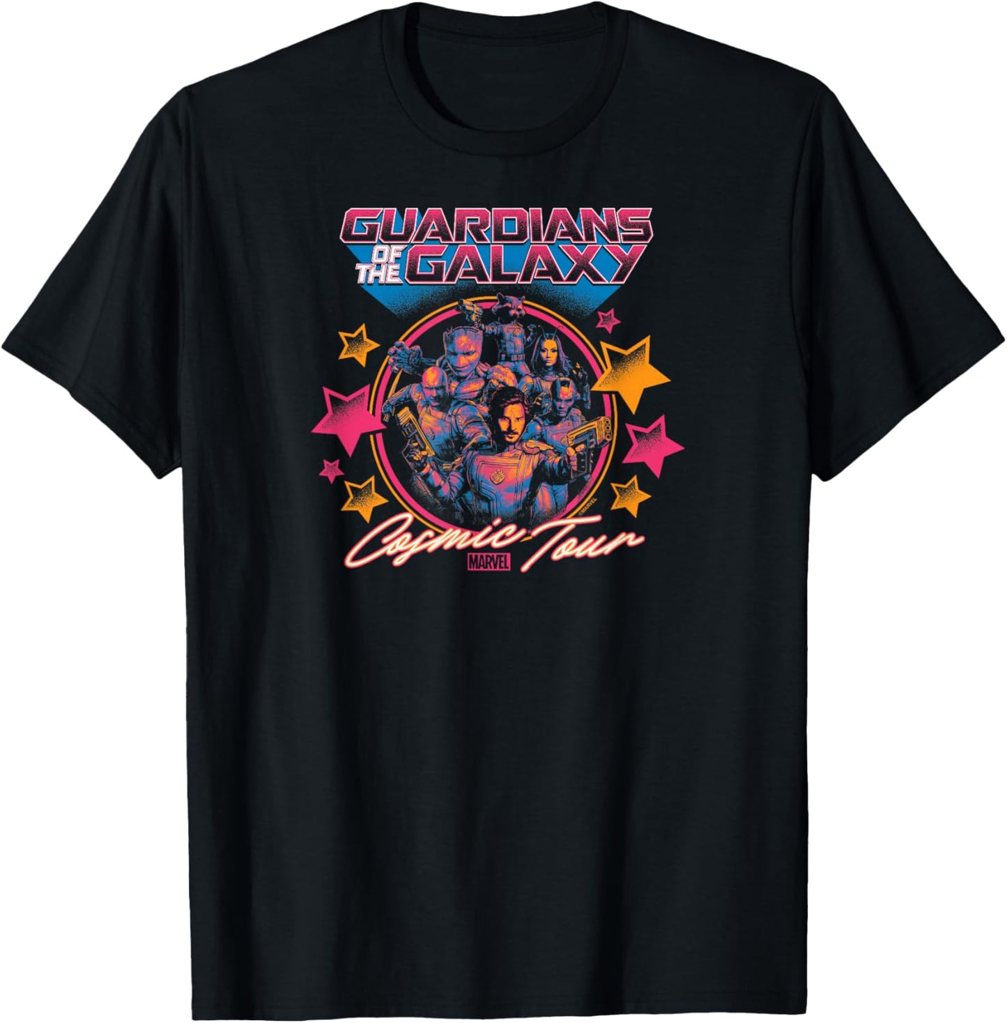 Guardians of The Galaxy - Cosmic Band Tour T-Shirt - T-Shirt | Black