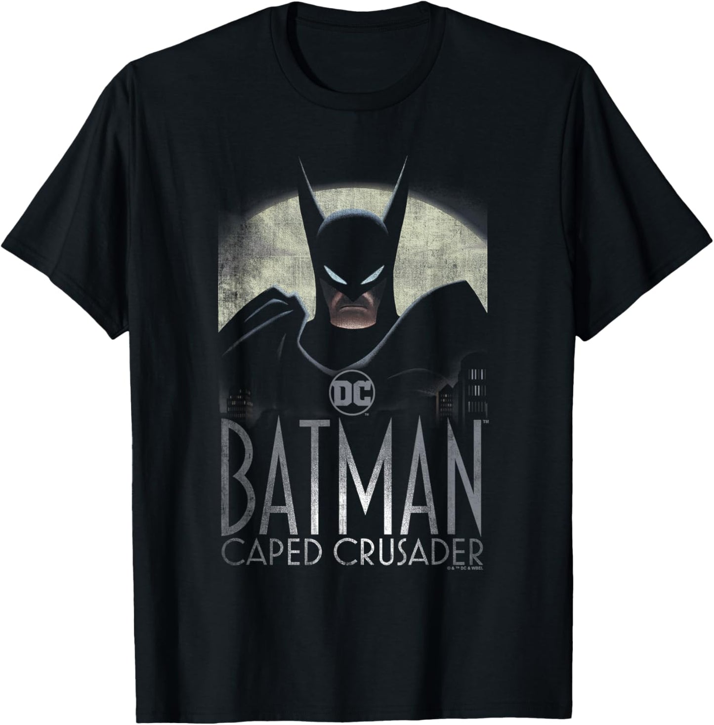 Batman: Caped Crusader Caped Crusader , Black, S T-Shirt - T-Shirt | Black