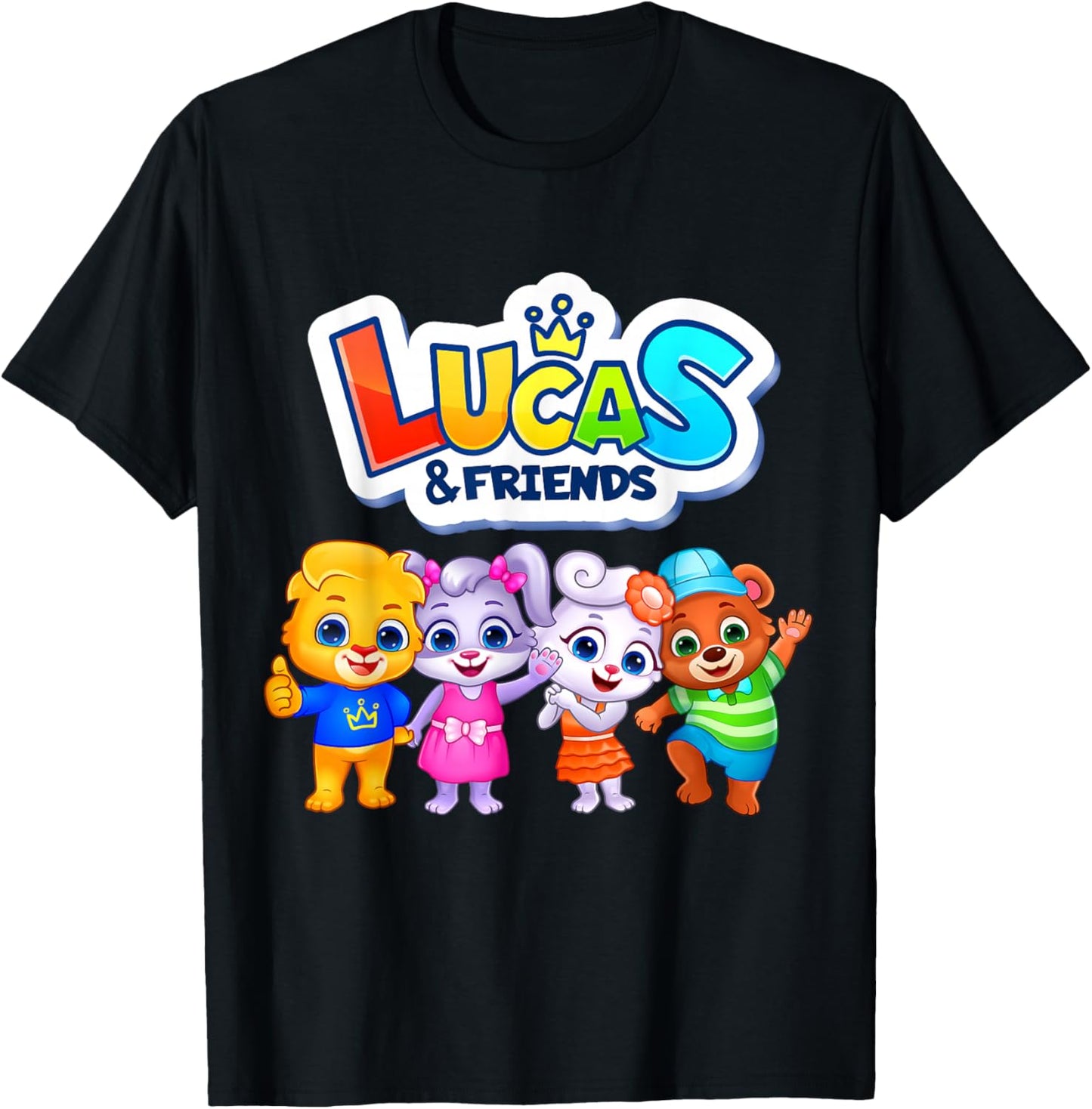 Lucas and Friends by RV AppStudios Squad T-Shirt - T-Shirt | Black