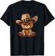 Pretty Cowboy Hat Costume for Teddy Bears T-Shirt - T-Shirt | Black