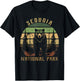 Retro Vintage Sequoia National Park for kids Hiking Camping T-Shirt - T-Shirt | Black