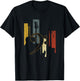 Bass Clef Vintage Bass Guitar Players Music Vintage Guitar T-Shirt - T-Shirt | Black