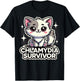 Funny Inappropriate Chlamydia Survivor Embarrassing Adult T-Shirt - T-Shirt | Black
