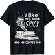 I Like My Book Spicy Read Reading Librarian Men Women Kids T-Shirt - T-Shirt | Black