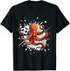 Octopus Playing Soccer Animal Sports Team T-Shirt - T-Shirt | Black