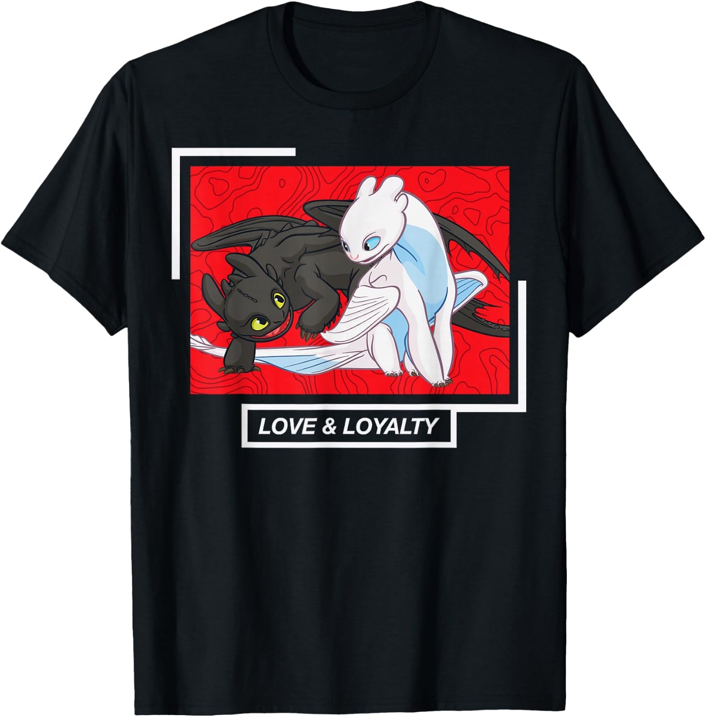 How to Train Your Dragon 3 Hidden World Tooth Fury Swoon T-Shirt - T-Shirt | Black