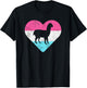Retro Vintage Alpaca Gift or Girls T-Shirt - T-Shirt | Black
