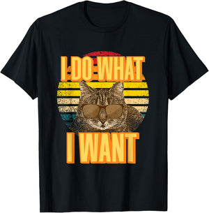 I do what I want Cat Lover Women Kids T-Shirt - T-Shirt | Black
