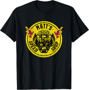 Matt's Speed Shop T shirt T-Shirt - T-Shirt | Black