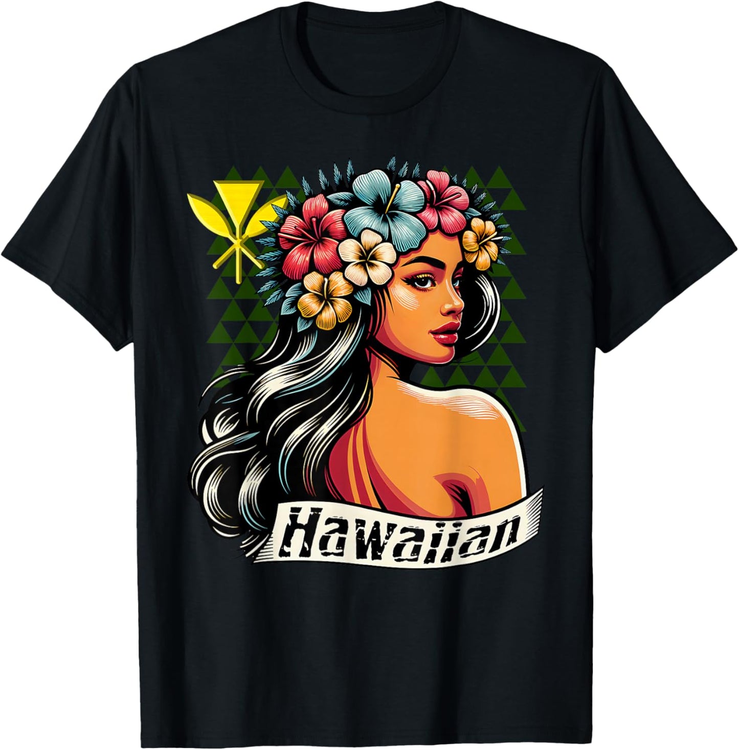 Hawaiian Kanaka Maoli Aloha Native Hawaiian T-Shirt - T-Shirt | Black