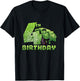 Kids Marvel Avengers Classic Hulk Smashing 4th Birthday T-Shirt - T-Shirt | Black